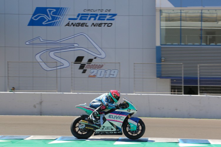 Piotr Biesiekirski Moto2 Jerez 6
