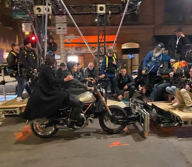 Keanu Reeves Ducati Scrambler Matrix 2020 3