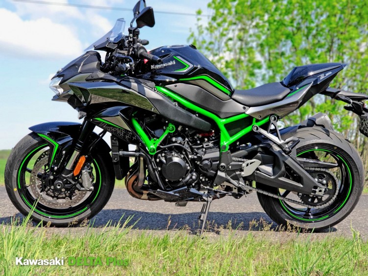 3 Kawasaki Z H2 zielony