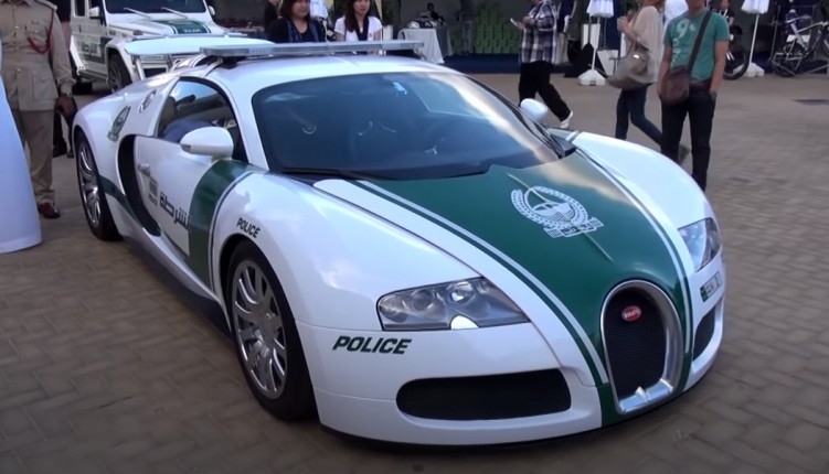 Bugatti Veyron policji w Dubaju