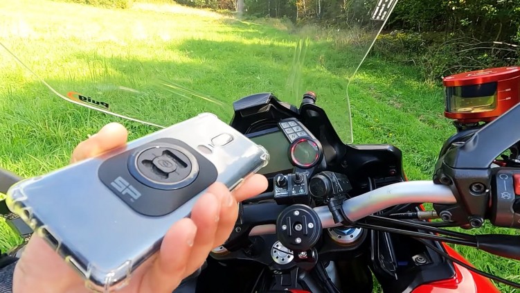 sp connect uchwyt na telefon motocykl