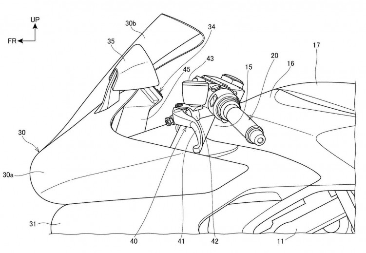 honda sportbike patent 01