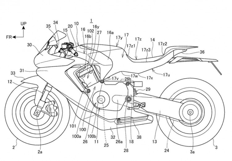 honda sportbike patent 06