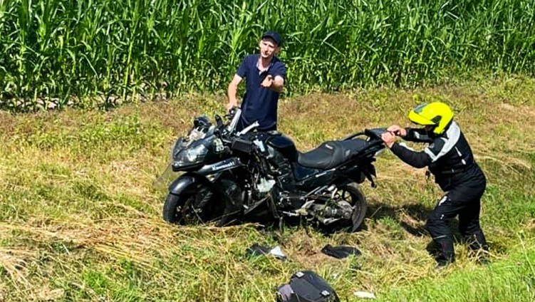wypadek motocyklowy 1