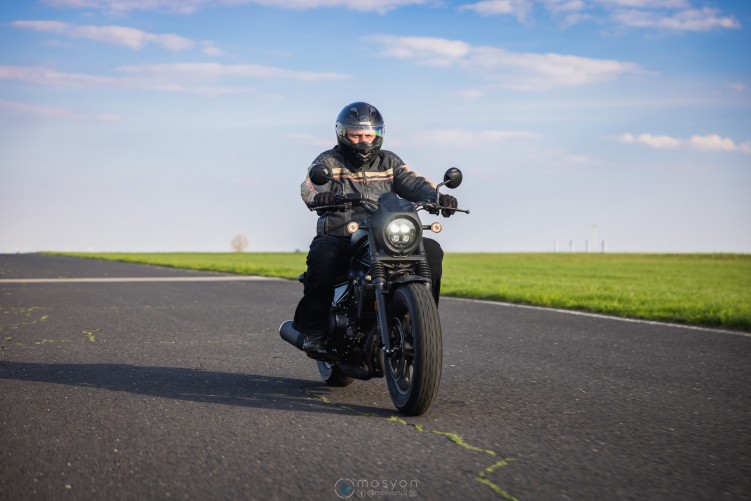 06 Honda CMX500 Rebel 2022 test motocykla Pawel Kowalski