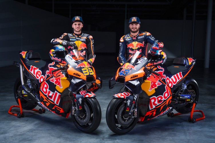 493743 Brad Binder Jack Miller RC16 Red Bull KTM MotoGP 2023 5 Photo Set Highlight Selection