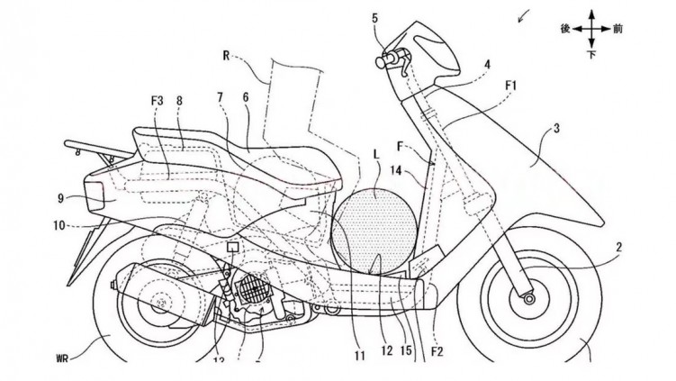 skuter honda z pedalem gazu