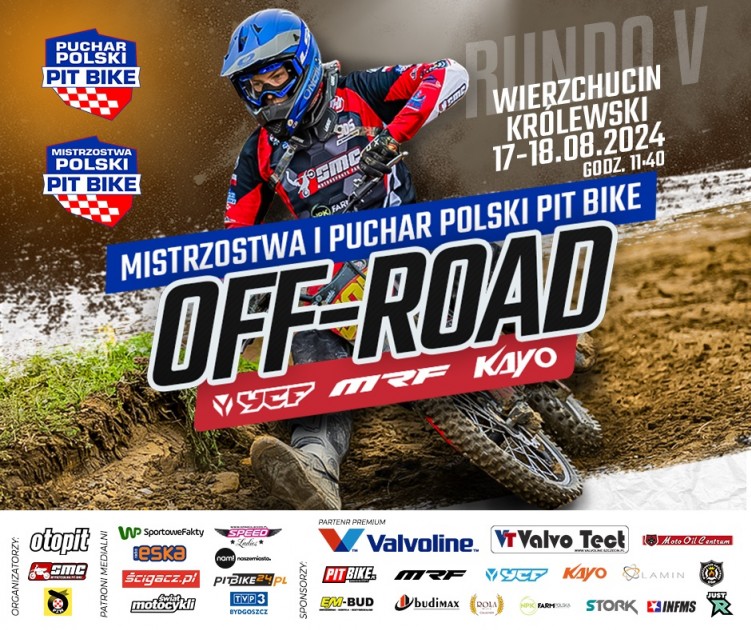 plakat pitbike wierzchucin