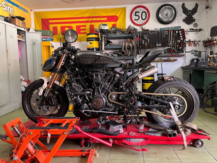 harley davidson Sportster S nowy projekt Szajby