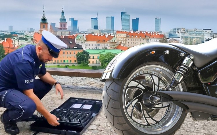 policja motocykl
