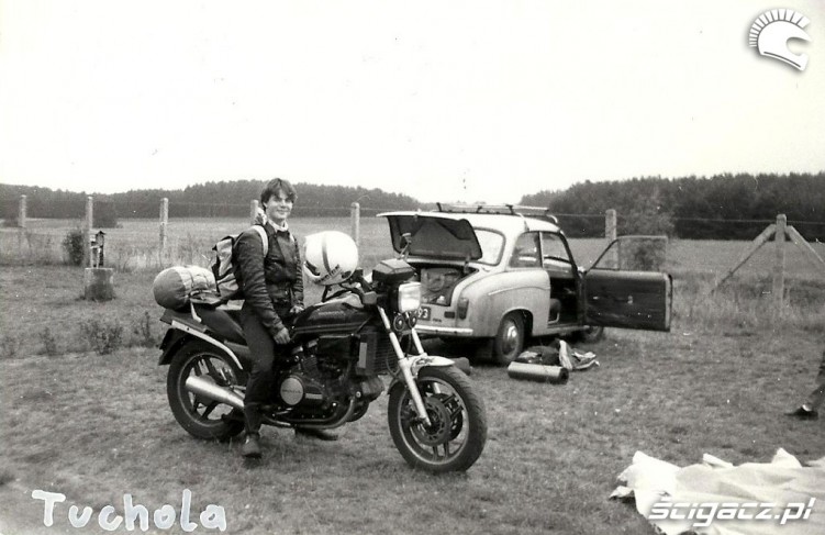 Pierwszy motocykl 750ccm Rafala zakupiony za sprzedana 250ke i Fiata 127