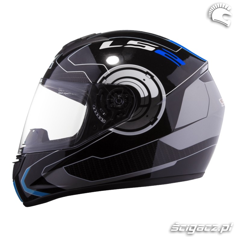 Zdjęcia: FF351 ATMOS BLACK BLUE - LS2 FF351