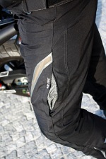 wentylacja spodnie tekstylne modeka laser pro