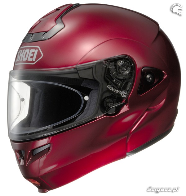 Shoei Multitec wine red