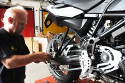 Przygotowanie motocykli BMW GS Trophy 2012 13