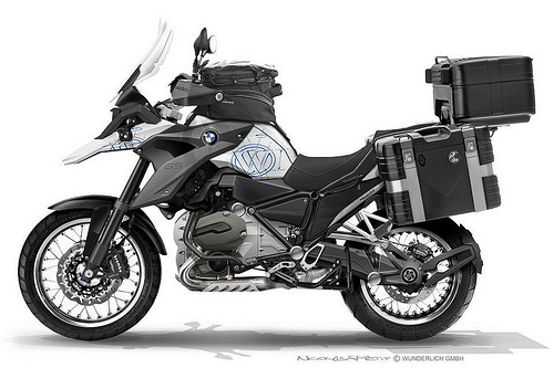 Мотоцикл bmw гусь 1200