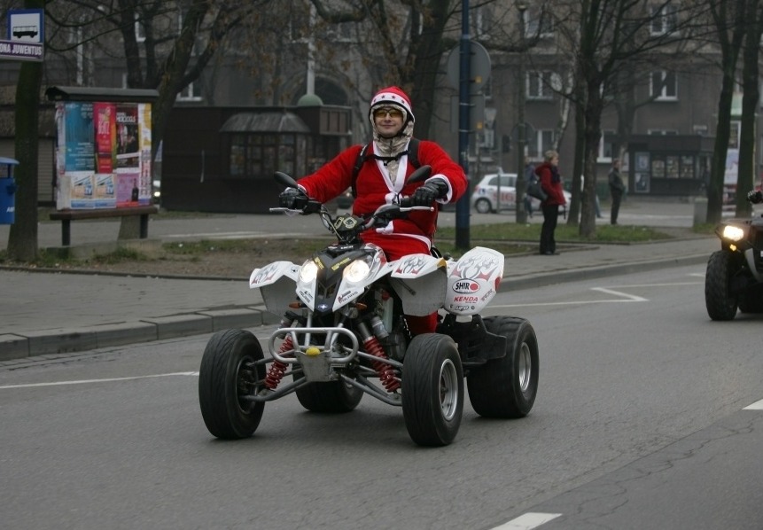 mikolaj na quadzie krakow z