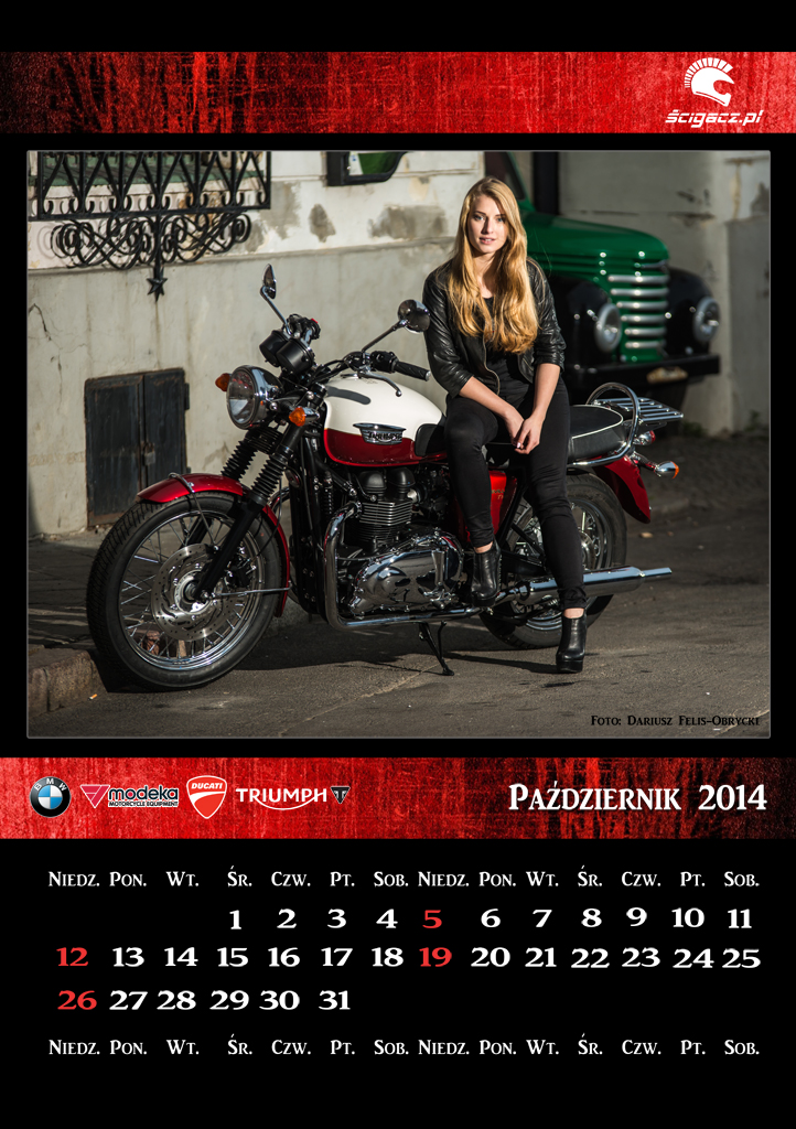 kalendarz Scigacz pl 2014 pazdziernik
