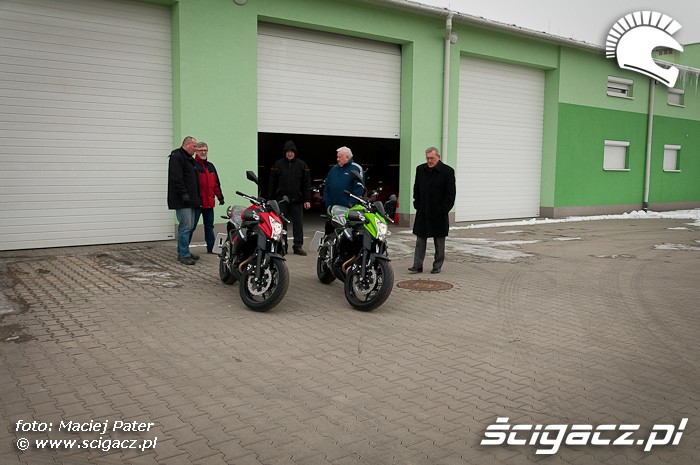 Odbior motocykli egzaminacyjnych Malopolski Osrodek Ruchu Drogowego Tarnow