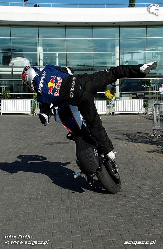 stunt show on bike