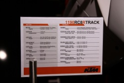 KTM 1190 RC8 Track dane