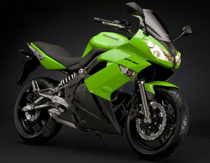 Kawasaki ER-6F 2009 green