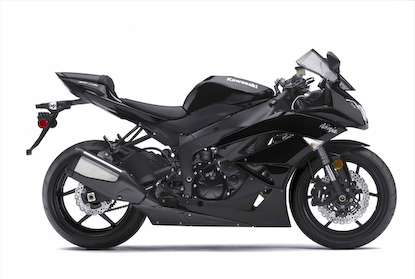 Kawasaki ninja ZX-6R 2009 black