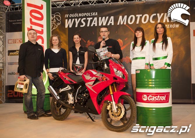 Konkurs Castrol wystawa motocykli
