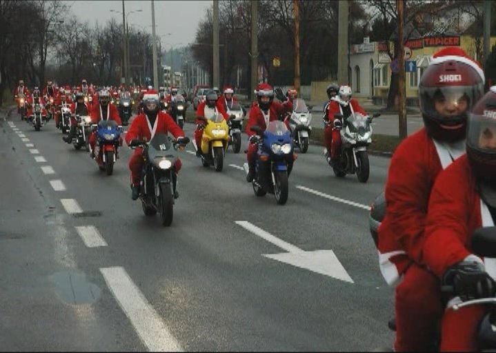 mikolaje na motocyklach parada 2007