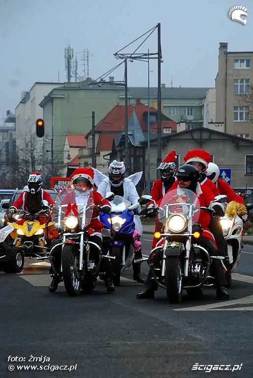 Mikolaje motocyklisci Gdynia