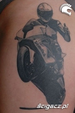 Motocyklowy tatuaz BMWS1000RR