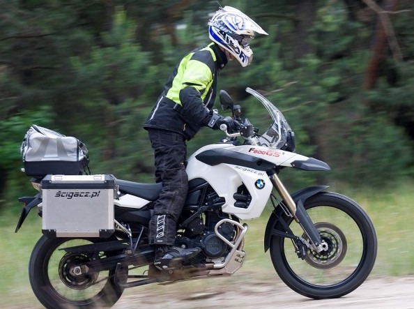 jazda w pozycji stojacej f800gs z