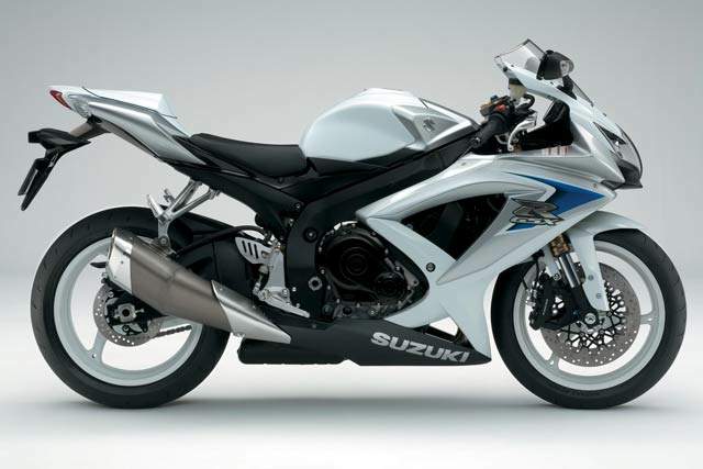 suzuki gsxr 600 silver