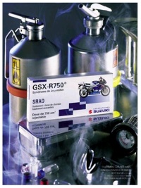 GSX-R 750 reklama