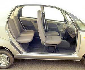 tata nano interior