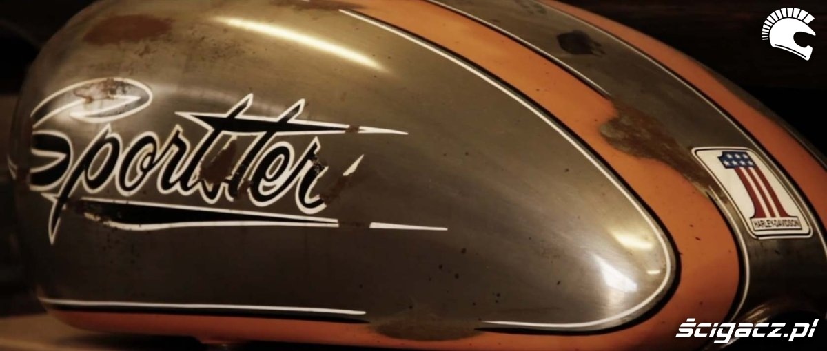 Vintage Cycle Service bak Sportster