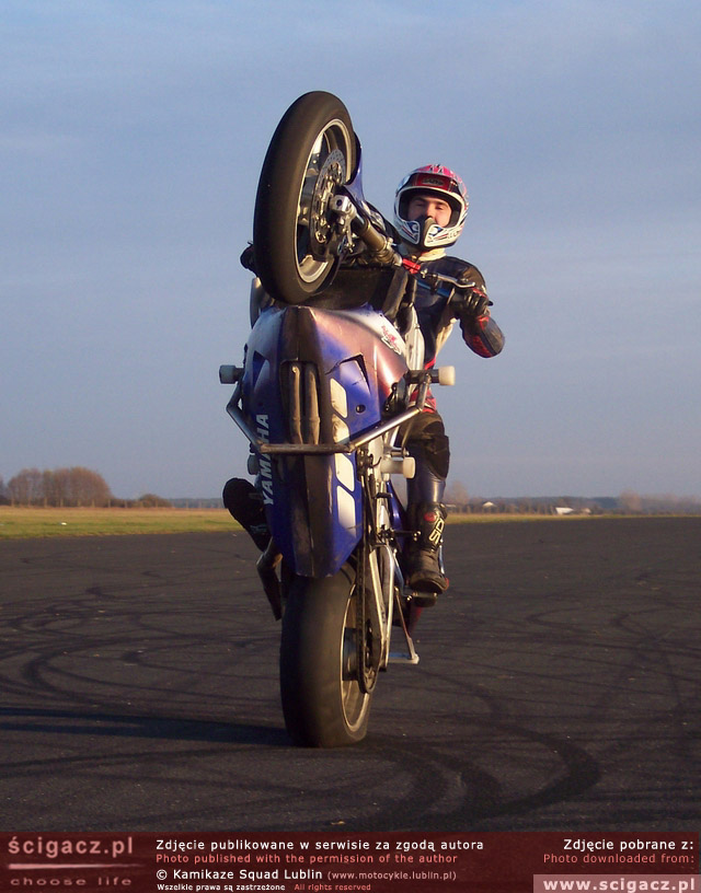 raptowny wheelie