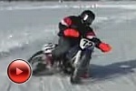 Sniezny motocross