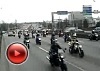 Strajk motocyklistow we Francji