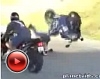 motorcycle flip handlebars accident