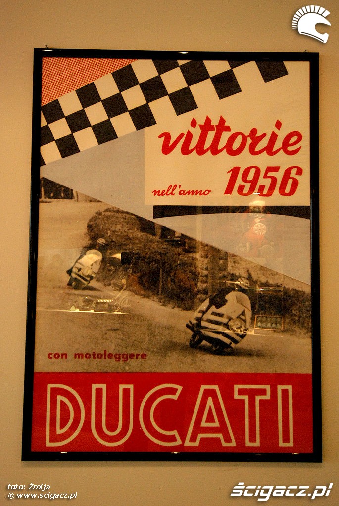 Stary plakat Ducati