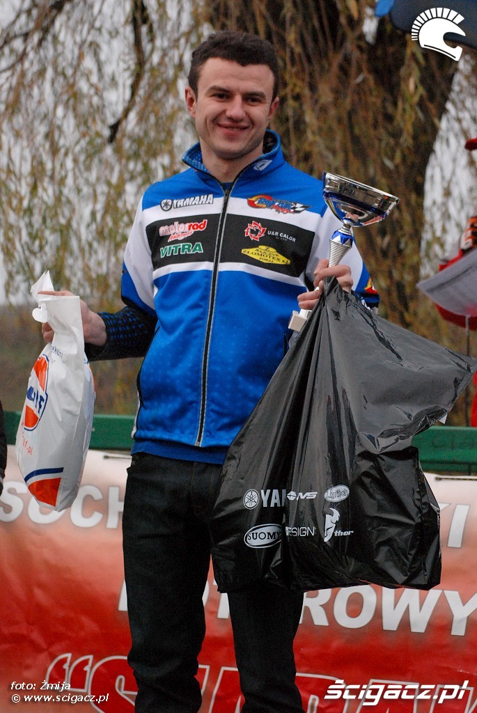 podium Damian Rajczyk miejsce 1 quady 2k