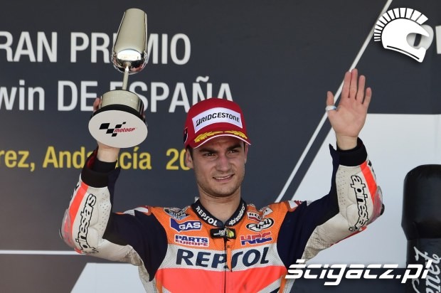 Pedrosa na podium motogp Jerez 2014
