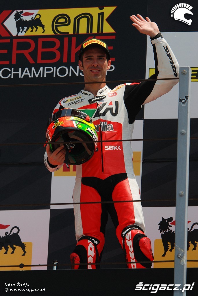 Marco Melandri podium