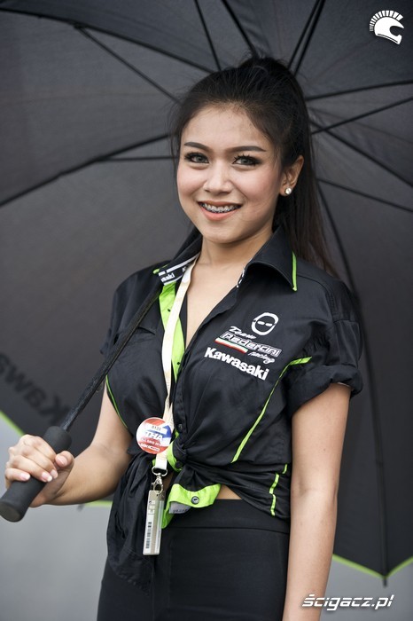 kawasaki supersport hostessa wsbk tajlandia
