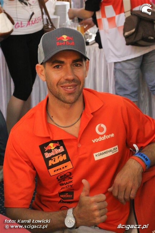 Konferencja KTM Zawodnik Ruben Faria