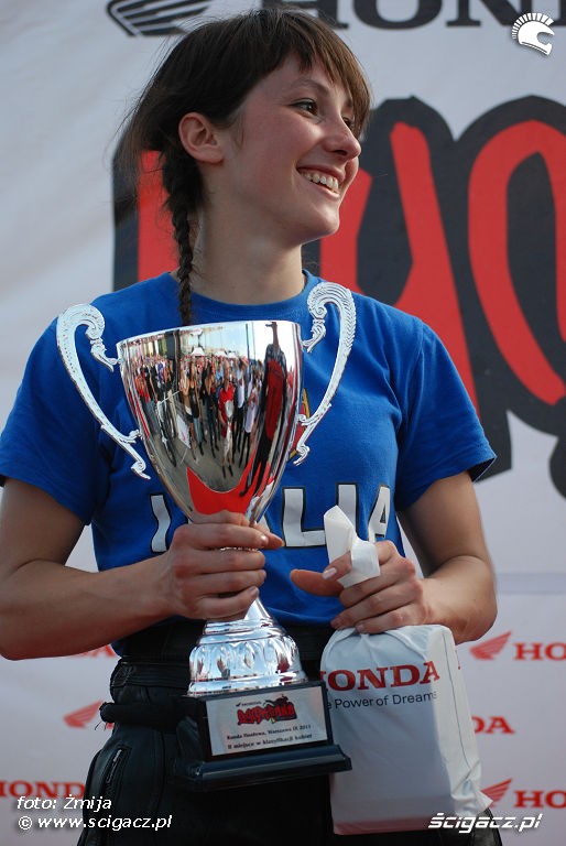 Aleksandra Frost podium