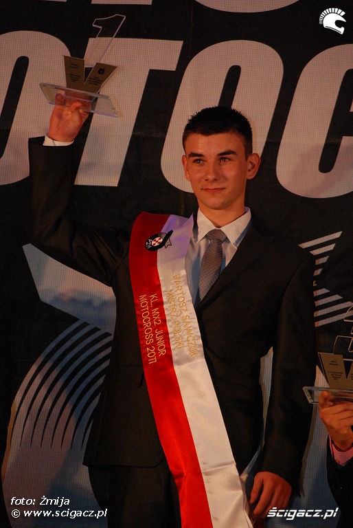 Bartosz Sawczuk Mistrz Polski klasa MX2 Junior