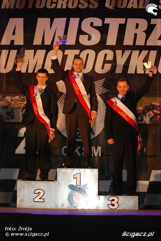 Podium Motocross MX2 Mistrzowie 2011