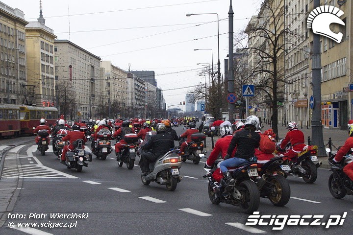 Stoleczne Mikolaje na motocyklach 2011